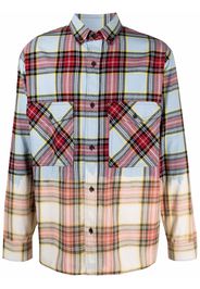 Marcelo Burlon County of Milan dyed-effect check shirt - Rosso