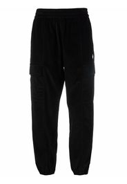 Marcelo Burlon County of Milan CROSS CORDUROY RELAX JOGGING BLACK WHITE - Nero