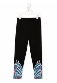 Marcelo Burlon County Of Milan Kids wings-print trousers - Nero