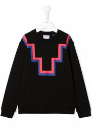 Marcelo Burlon County Of Milan Kids abstract-print sweatshirt - Nero