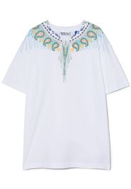 Marcelo Burlon County Of Milan Kids T-shirt con stampa - Bianco