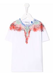 Marcelo Burlon County Of Milan Kids Wings-print short-sleeve T-shirt - Bianco