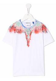 Marcelo Burlon County Of Milan Kids Wings-print cotton T-shirt - Bianco