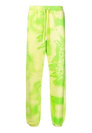 Marcelo Burlon County of Milan Pantaloni sportivi Kaleidoscope Wings con stampa - Giallo