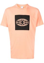 Marcelo Burlon County of Milan logo-print T-shirt - Arancione