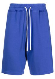 Marcelo Burlon County of Milan drawstring-waist shorts - Blu