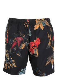 Marcelo Burlon County of Milan abstract print swim shorts - Nero