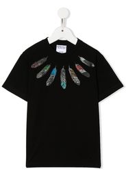 Marcelo Burlon County Of Milan Kids T-shirt con stampa - Nero