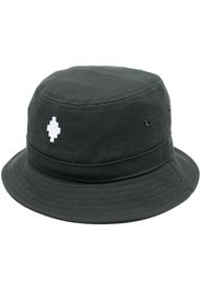 Marcelo Burlon County of Milan logo-patch bucket hat - Nero