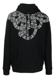 Marcelo Burlon County of Milan logo-graphic organic-cotton hoodie - Nero