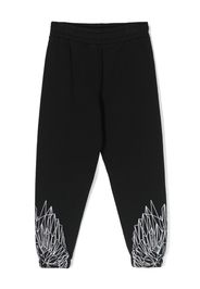 Marcelo Burlon County Of Milan Kids graphic-print track pants - Nero