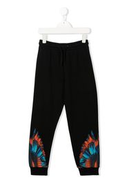 Marcelo Burlon County Of Milan Kids Wings-print track pants - Nero