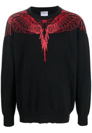 Marcelo Burlon County of Milan graphic-print crew-neck jumper - Nero