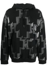 Marcelo Burlon County of Milan geometric-print cotton hoodie - Nero