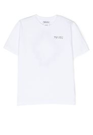 Marcelo Burlon County Of Milan Kids T-shirt con stampa - Bianco