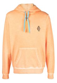 Marcelo Burlon County of Milan Sunset Cross drawstring hoodie - Arancione