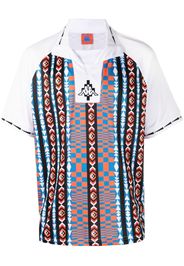 Marcelo Burlon County of Milan Aop Folk Kappa polo shirt - Bianco