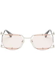 Marcelo Burlon County of Milan Mutisia frameless sunglasses - Argento