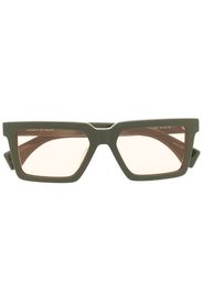 Marcelo Burlon County of Milan Paramela square-frame sunglasses - Verde