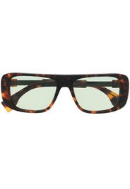 Marcelo Burlon County of Milan Polygala tortoiseshell sunglasses - Marrone