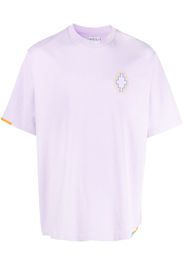 Marcelo Burlon County of Milan Stitch Cross cotton T-shirt - Viola