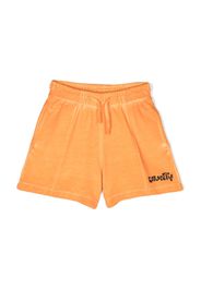 Marcelo Burlon County Of Milan Kids Shorts sportivi con stampa - Arancione