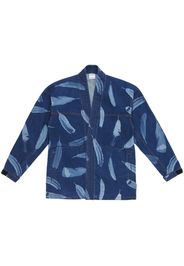 Marcelo Burlon County of Milan Giacca denim con stampa - Blu