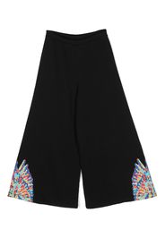 Marcelo Burlon County Of Milan Kids Wings-print cotton trousers - Nero