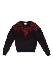 Marcelo Burlon County Of Milan Kids Maglione Fluid Wings - Nero