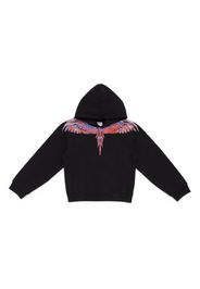 Marcelo Burlon County Of Milan Kids Felpa Lunar Wings - Nero