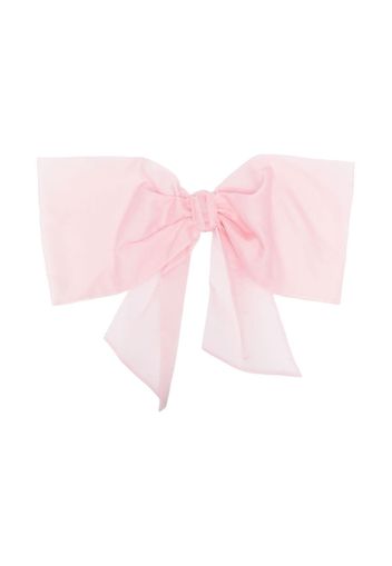 MARCHESA KIDS COUTURE silk-gauze bow hair clip - Rosa