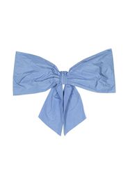 MARCHESA KIDS COUTURE silk-gauze bow hair clip - Blu