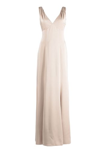 Marchesa Notte Bridesmaids Forli V-neck bridesmaid gown - Toni neutri