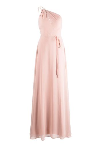 Marchesa Notte Bridesmaids Pescara one-shoulder bridesmaid gown - Toni neutri