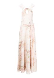 Marchesa Notte Bridesmaids Abito da sera con ruches - Rosa