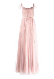 Marchesa Notte Bridesmaids Frascati cap-sleeve bridesmaid gown - Rosa