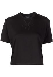 Marchesa Notte T-shirt Dominique crop - Nero