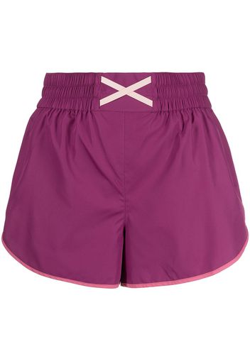 Marchesa Althea high-waisted shorts - Viola