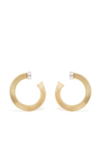 Marco Bicego 18kt yellow gold Masai diamond drop earrings - Oro