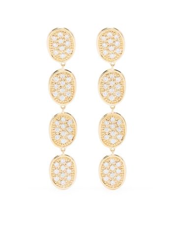 Marco Bicego 18kt yellow gold Lunaria Chandelier drop earrings - Oro