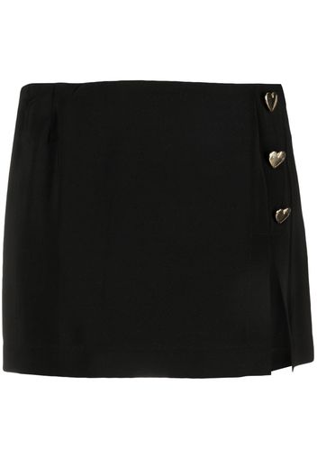 Marco Rambaldi heart-detail miniskirt - Nero