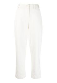 Margaret Howell high-waisted tapered trousers - Bianco