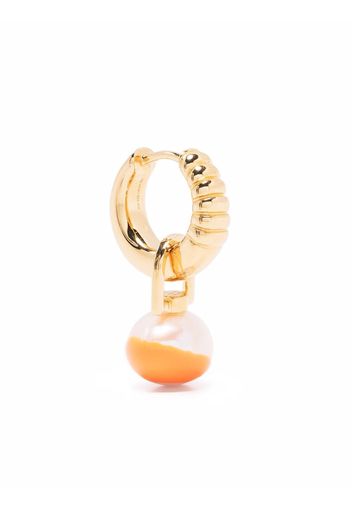 Maria Black Samba Huggie pearl earrings - Oro