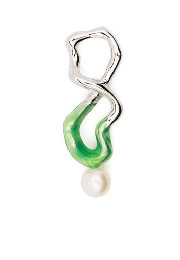 Maria Black Typhoon freshwater-pearl earring charm - Argento