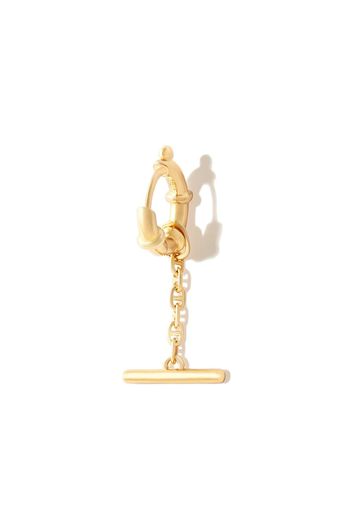 Maria Black Spring Bar hoop drop earring - Oro