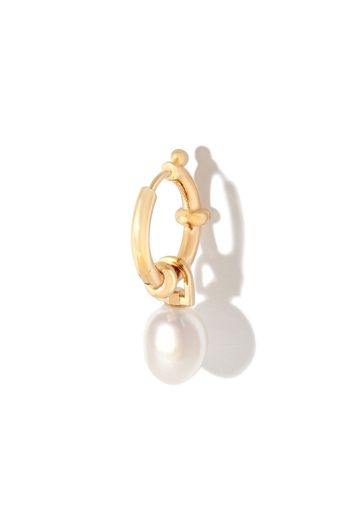 Maria Black gold-plated pearl hoop earring - Oro
