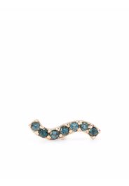 Maria Black 14kt yellow gold Wave sapphire stud earring - Oro