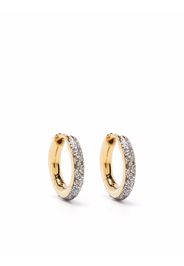 Maria Black Kate Opal Glitter hoop earrings - Oro