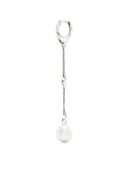 Maria Black Star pearl drop earring - Argento