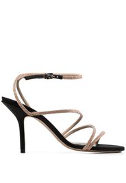 MARIA LUCA crystal-embellished high-heel sandals - Rosa